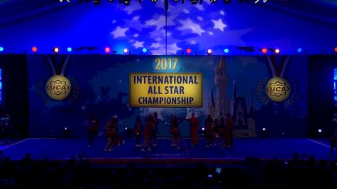 National Stars - Senior Red [L3 Small Senior Coed Division II Day 1 - 2017 UCA International All Star Championship]