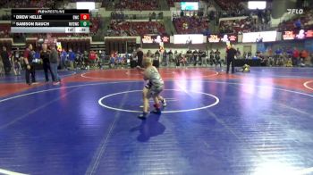 58 lbs Champ. Round 3 - Drew Helle, Dillon Wrestling Club vs Samson Rauch, Mine Yard Dogs Wrestling Club