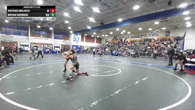 138 lbs Champ. Round 1 - Bryan Moreno, Rubidoux vs Nathan Melnick, Newbury Park