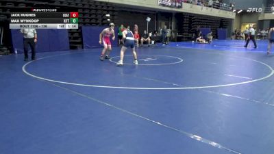 136 lbs Consi Of 8 #1 - Jack Hughes, Coatesville vs Max Wynkoop, Kittanning