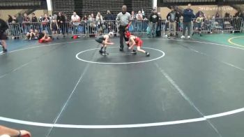 61 lbs Semifinal - Tyden Shuman, Rampage ES vs Cody Clarke, GA Justice Takedown ES