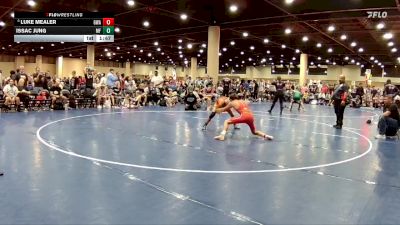 120 lbs Champ. Round 1 - Issac Jung, Morris Fitness vs Luke Mealer, Guerrilla Wrestling Academy