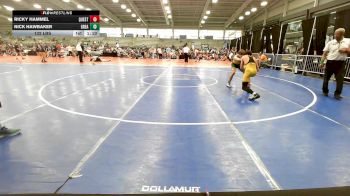 132 lbs Rr Rnd 3 - Ricky Hammel, Quest School Of Wrestling Black vs Nick Hawbaker, Great Bridge Wrestling Club
