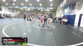 138 lbs Champ. Round 2 - Wyatt Chandler, Santa Margarita Catholic vs Mario Cossio, Santa Ana