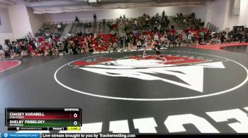 100 lbs Semifinal - Shelby Pribelsky, Severance vs Chasey Karabell, Eaglecrest