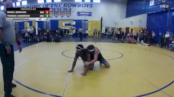 144 lbs Quarterfinal - Thomas Anderson, Charlotte Hs vs Israel Bernard, New Smyrna Beach Sr H S