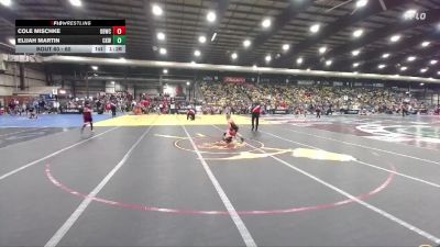 60 lbs Champ. Round 1 - Elijah Martin, Cobbler Kids Wrestling vs Cole Mischke, Dakota Boyz Wrestling Club