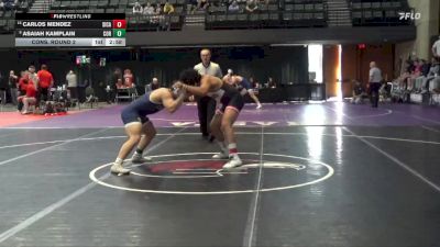 197 lbs Cons. Round 2 - Carlos Mendez, Simpson (Calif.) vs Asaiah Kamplain, Corban University