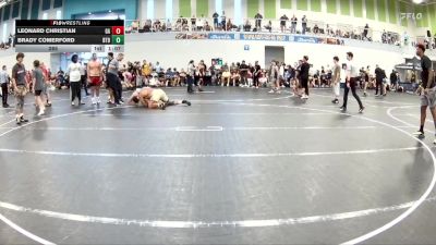 285 lbs Round 1 (4 Team) - Leonard Christian, Gladiator Alliance vs Brady Comerford, Beebe Trained Blue