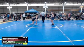 112 lbs Cons. Round 3 - Rosy Weatherspoon, Fruitland Middle School vs Alivia Lombardo, Legacy Wrestling Acadamy