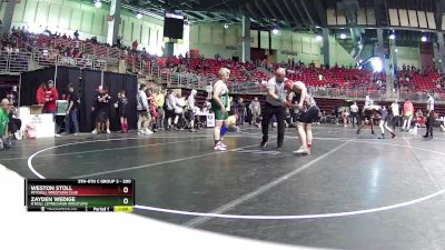 200 lbs Cons. Round 2 - Zayden Wedige, O`Neill Leprechaun Wrestling vs Weston Stoll, Mitchell Wrestling Club