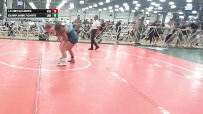 126 lbs Rr Rnd 2 - Lauren McAteer, MetroWest United Teal - HSG vs Elaina Mercadante, Lady Bandits - HSG