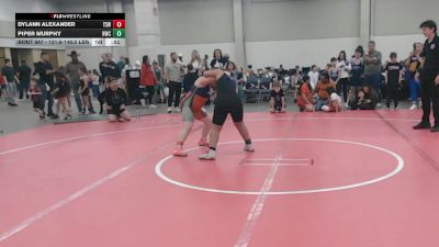 131.6-140.8 lbs Champ. Round 1 - Piper Murphy, Hornet Wrestling Club vs Dylann Alexander, Texas Select Wrestling