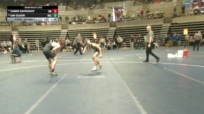 127 Championship Bracket Cons. Round 7 - Damir Safronov, Simley vs Ian Olson, Waconia