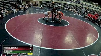127 lbs Round 2 (4 Team) - Michael Esteban, Chicago Marist vs Cade Elzen, Stillwater