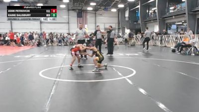 68 lbs Round 5 - 3:oopm Friday - Kaine Salisbury, Maryland GOLD vs John Petrovcik, Florida Elite
