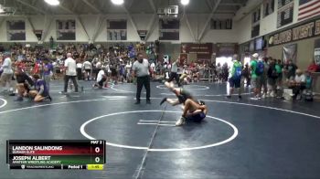 101 lbs Semifinal - Landon Salindong, Durham Elite vs Joseph Albert, Amateur Wrestling Academy