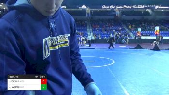 152 lbs Consolation - Liam Cronin, Needham vs Dawsen Welch, Southington