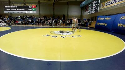 160 lbs Consi Of 16 #2 - Asher Bacon, Faith Christian (PA) vs Will Deutschlander, Edmond North (OK)