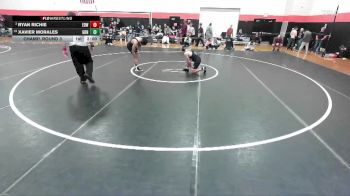 144 lbs Champ. Round 3 - Ryan Richie, EDWARDVILLE (HS) vs Xavier Morales, Carol Stream (GLENBARD NORTH)