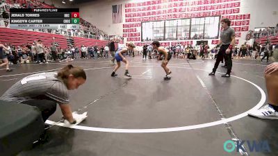 76 lbs Quarterfinal - Jerald Torres, OKC Saints Wrestling vs Kingdyn Carter, Choctaw Ironman