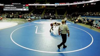 I-190 lbs Cons. Round 3 - Tanner Scaccia, Columbia vs Jayden Kiell, Tottenville