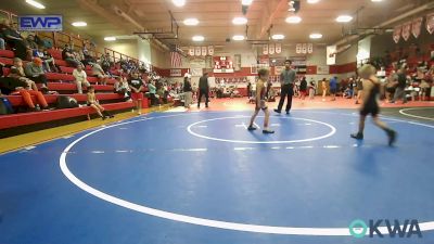 52 lbs Rr Rnd 3 - Kayden Bass, Grove Takedown Club vs Kyng Walker, HURRICANE WRESTLING ACADEMY