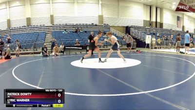 120 lbs Cons. Round 5 - Patrick Dowty, IN vs Lyric Warner, MI