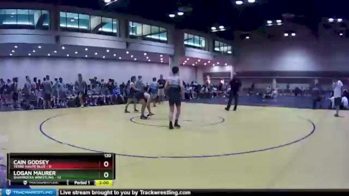 120 lbs Semis & Wb (16 Team) - Logan Maurer, Shamrocks Wrestling vs ...