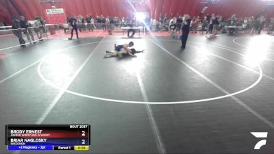 138 lbs Champ. Round 2 - Brody Ernest, Askren Wrestling Academy vs Briar Naglosky, Wisconsin