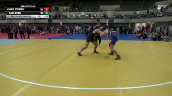 155 lbs 3rd Place Match - Kaleb Stumpf, Winona High vs Cael Reno, Sarbacker Wrestling Academy