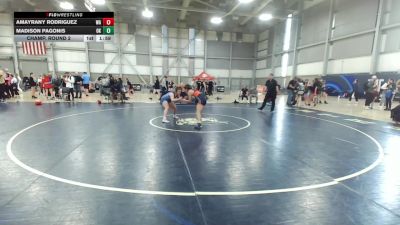 U17 Women - 61 lbs Champ. Round 1 - Amayrany Rodriguez, WA vs Madison Pagonis, OK