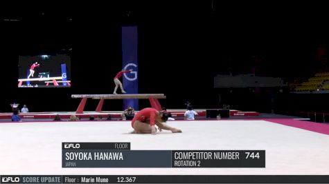Soyoka Hanawa - Floor, Japan - 2017 International Gymnix  - Junior Cup