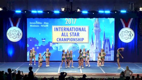 Iowa Elite - Des Moines - White [L1 Small Senior Division II Day 1 - 2017 UCA International All Star Championship]