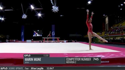 Marin Mune - Floor, Japan - 2017 International Gymnix  - Junior Cup