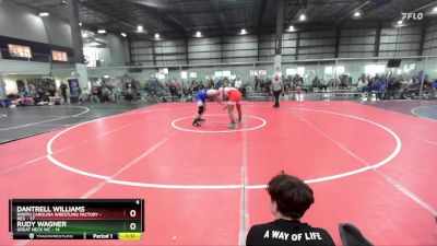 215 lbs Round 3 (4 Team) - Dantrell Williams, NORTH CAROLINA WRESTLING FACTORY - RED vs Rudy Wagner, GREAT NECK WC