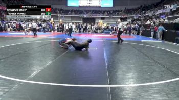 7A 215 lbs 5th Place Match - Early Young, Davidson HS vs Sheldon Sharp, Bob Jones