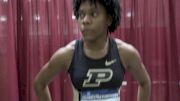 Devynne Charlton of Purdue finished runner up in the 60m hurdles and set a National Bahamian record