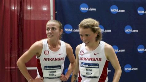 Arkansas duo Therese Haiss, Nikki Hiltz pull each other to All-American honors in mile