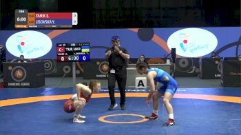 59kg Semi-Final - Elif Yanik, TUR vs Yuliia Lisovska, UKR