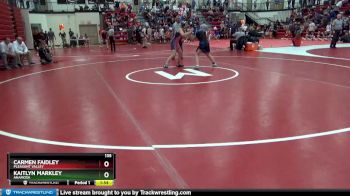 135 lbs 3rd Place Match - Kaitlyn Markley, Anamosa vs Carmen Faidley, Pleasant Valley