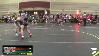 115 lbs Round 2 (6 Team) - Grady Hayden, CP Wrestling vs Weston Millen, Ninja Killer