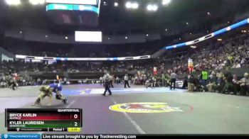 Quarterfinal - Bryce Karlin, Beatrice vs Kyler Lauridsen, Bennington