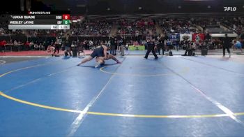 285 lbs Champ. Round 2 - Lukas Quade, Bend Senior vs Wesley Layne, Capital