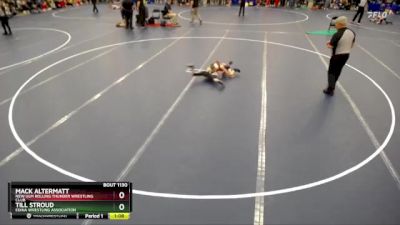 Quarterfinal - Till Stroud, Edina Wrestling Association vs Mack Altermatt, New Ulm Rolling Thunder Wrestling Club