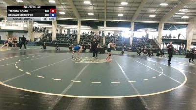 207 lbs Champ. Round 1 - Isabel Anaya, Manchester vs Hannah McDuffee, Aurora