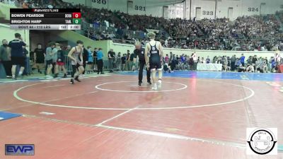 110 lbs Round Of 32 - Bowen Pearson, Scrap Yard Training vs Brighton Harp, Tahlequah Wrestling Club