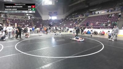 67 lbs Cons. Sub-semis - Rowyn Brethauer, Bear Cave Wrestling Club vs Easton Lopez, San Luis Valley Wrestling Club