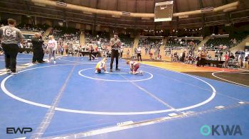 58 lbs Round Of 16 - River Adcock, Eufaula Ironheads Wrestling Club vs Thea Hoagland, Coweta Tiger Wrestling