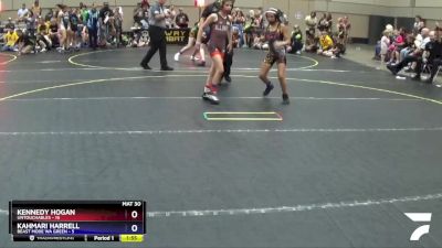 78 lbs Round 2 (4 Team) - Kennedy Hogan, Untouchables vs Kahmari Harrell, Beast Mode WA Green